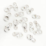 White Sterling Silver Trigger Clasp